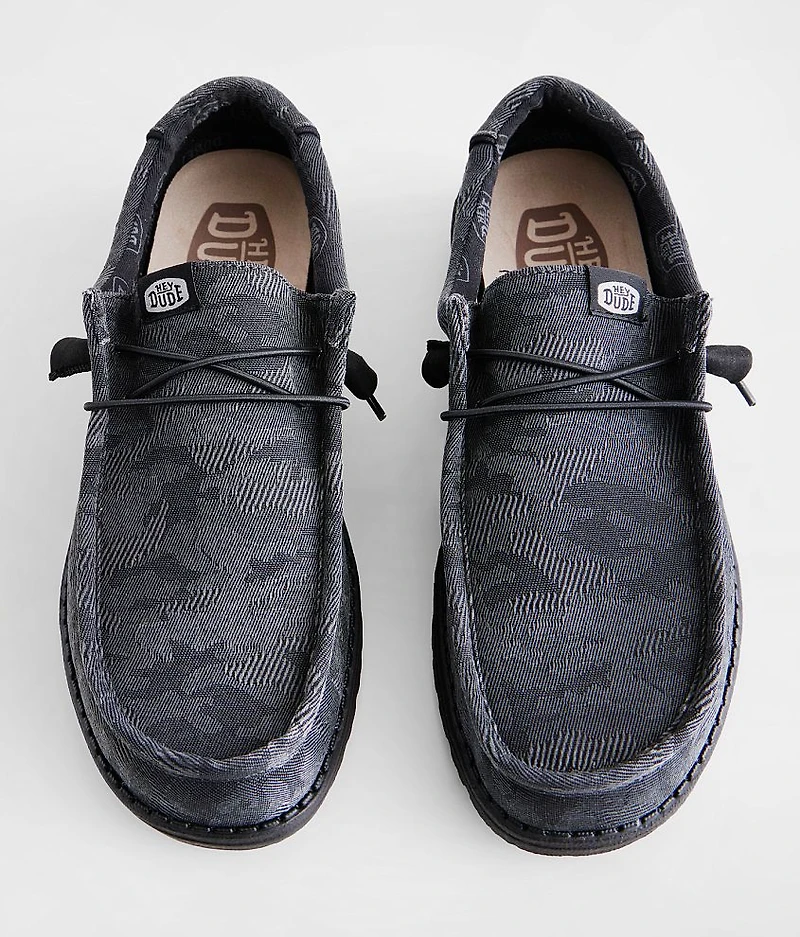 Wally Black Camo Shoe