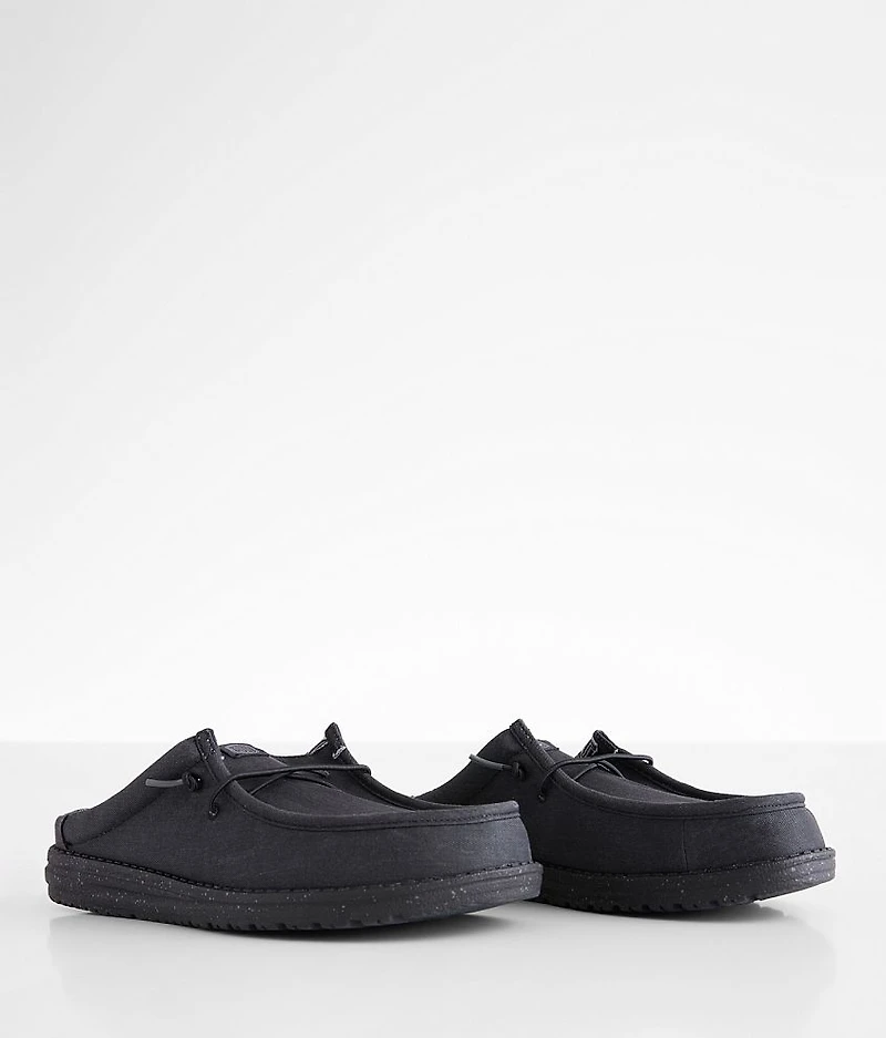 Wally Slip Canvas Mule Shoe