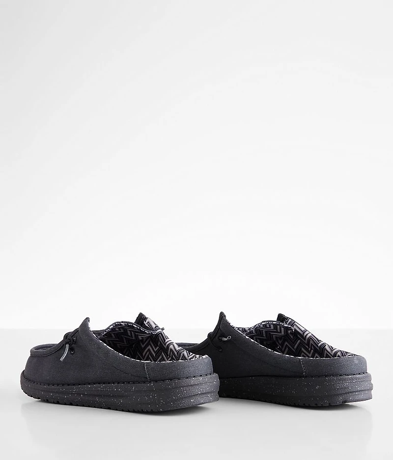 Wally Slip Canvas Mule Shoe