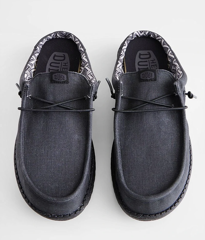 Wally Slip Canvas Mule Shoe