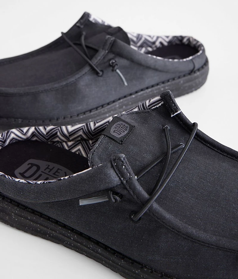 Wally Slip Canvas Mule Shoe