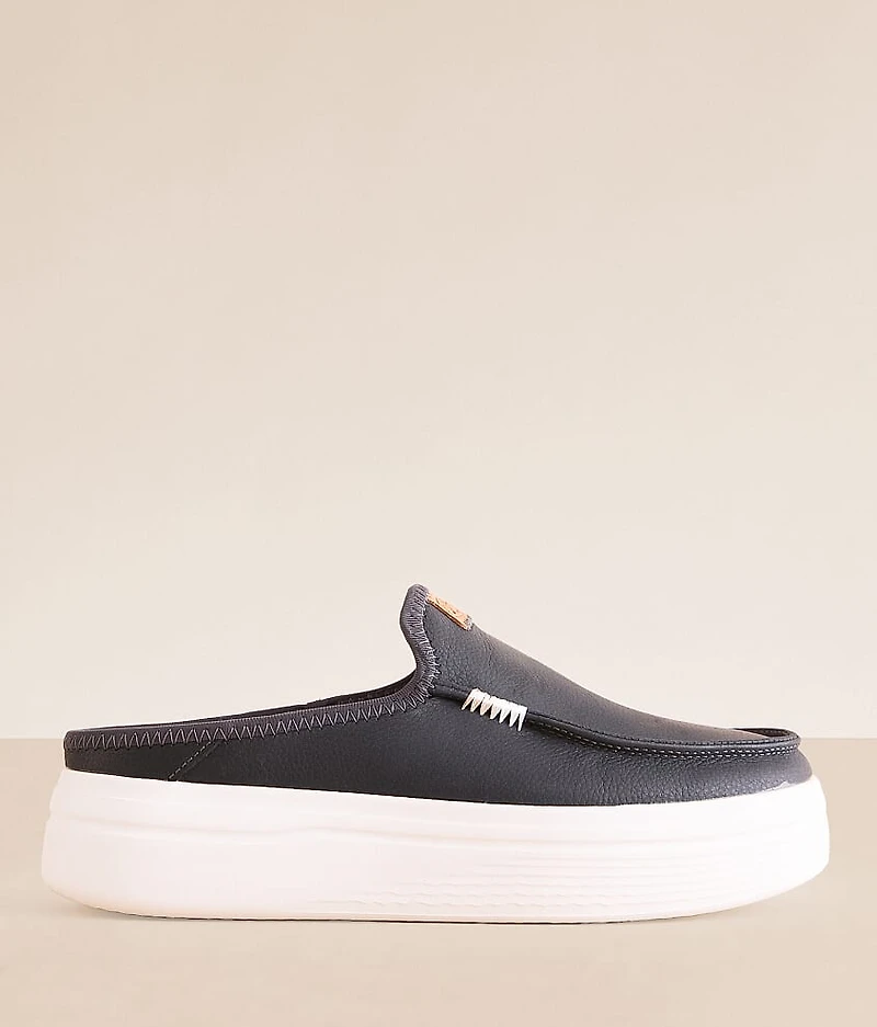 HEYDUDE Austin Lift Leather Mule Shoe