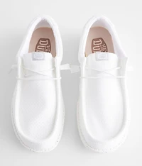 Wally White Perforated Mesh Shoe