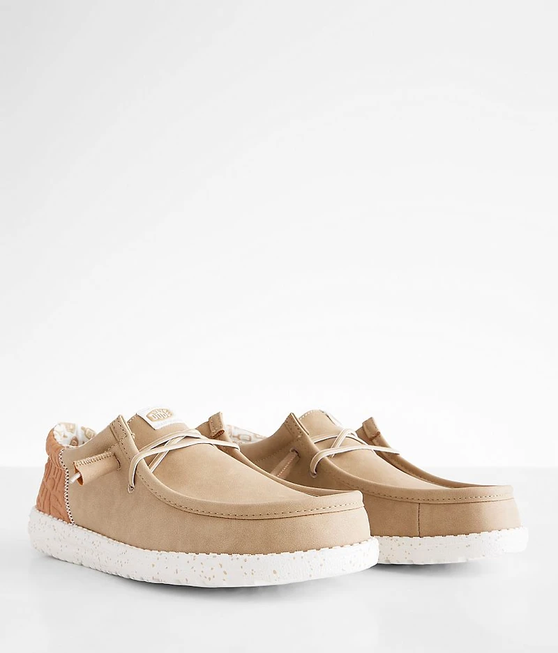 Wally Funk Embossed Bottles Shoe