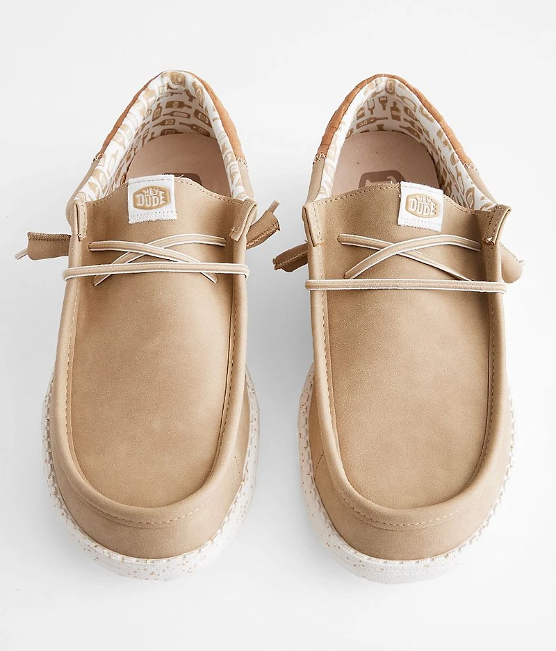 Wally Funk Embossed Bottles Shoe