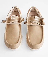Wally Funk Embossed Bottles Shoe