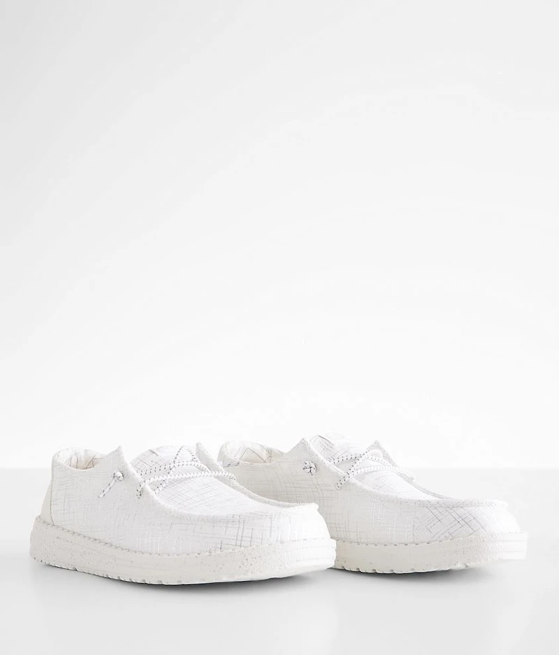 Wendy White Sparkle Shoe