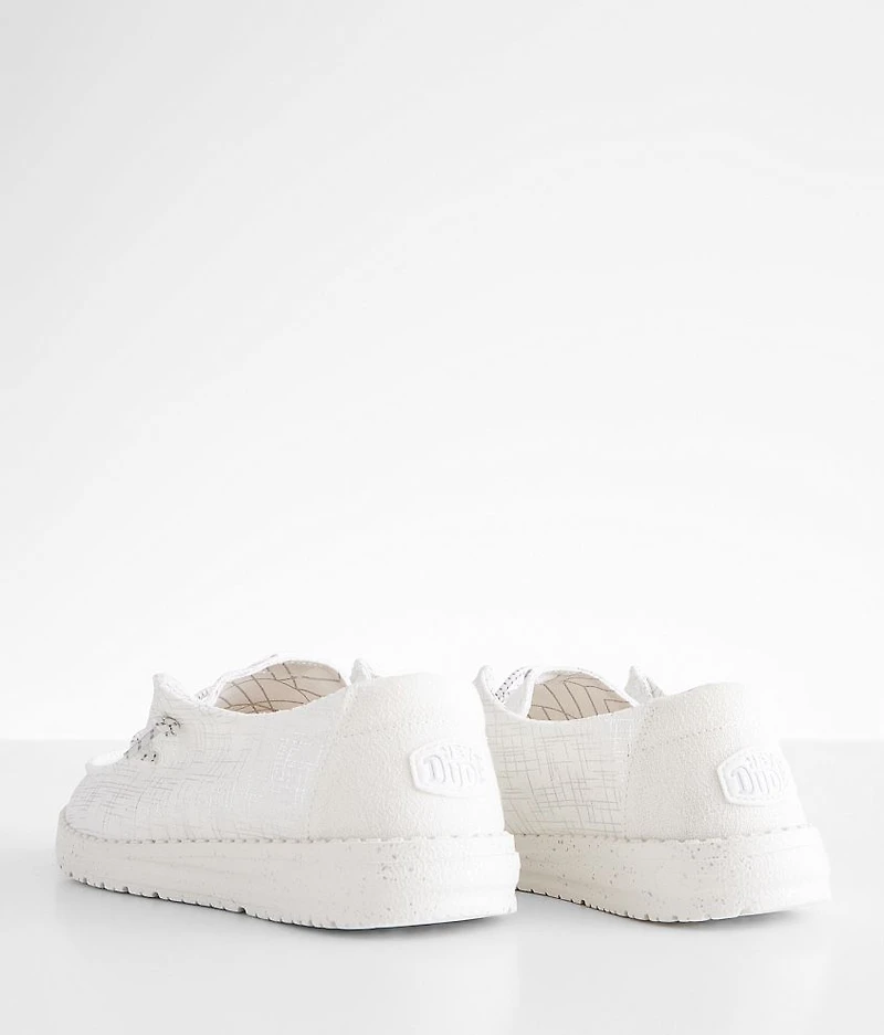 Wendy White Sparkle Shoe