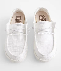Wendy White Sparkle Shoe
