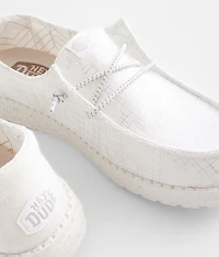 Wendy White Sparkle Shoe