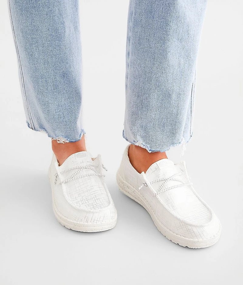 Wendy White Sparkle Shoe