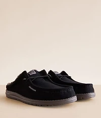 Slip Warmth Leather Slipper