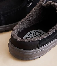 Slip Warmth Leather Slipper