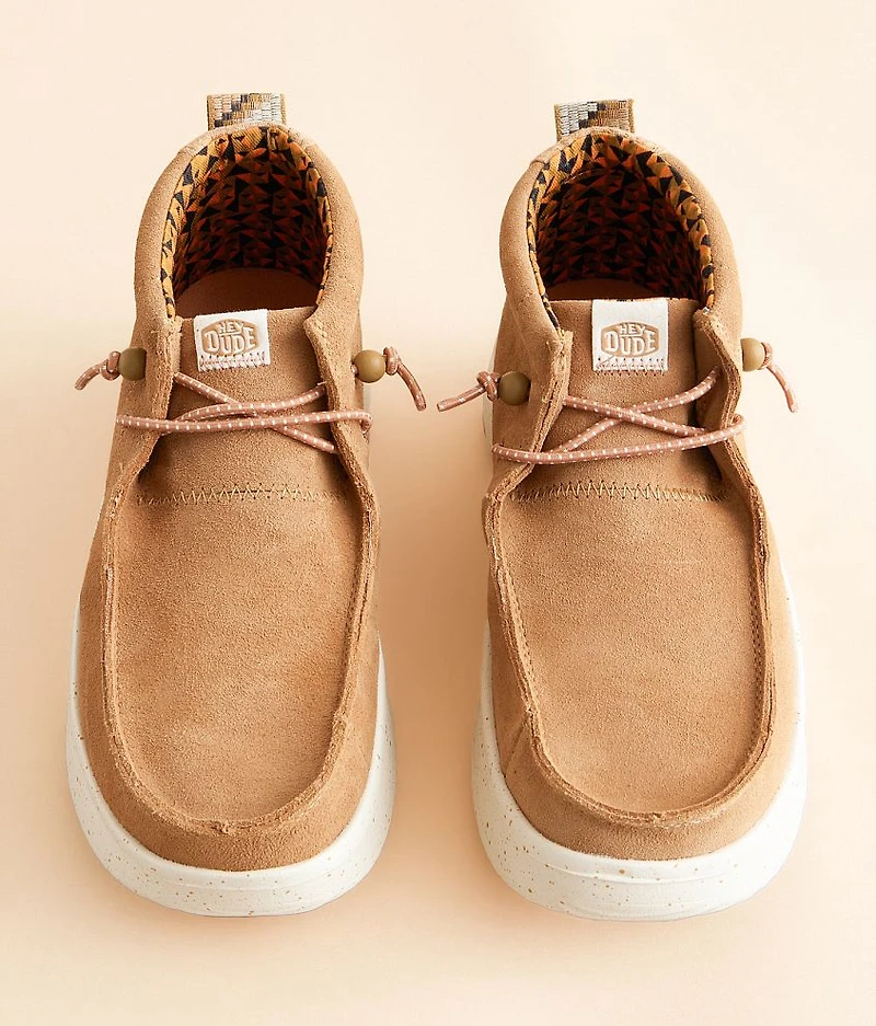 Wendy Peak Hi Suede Shoe