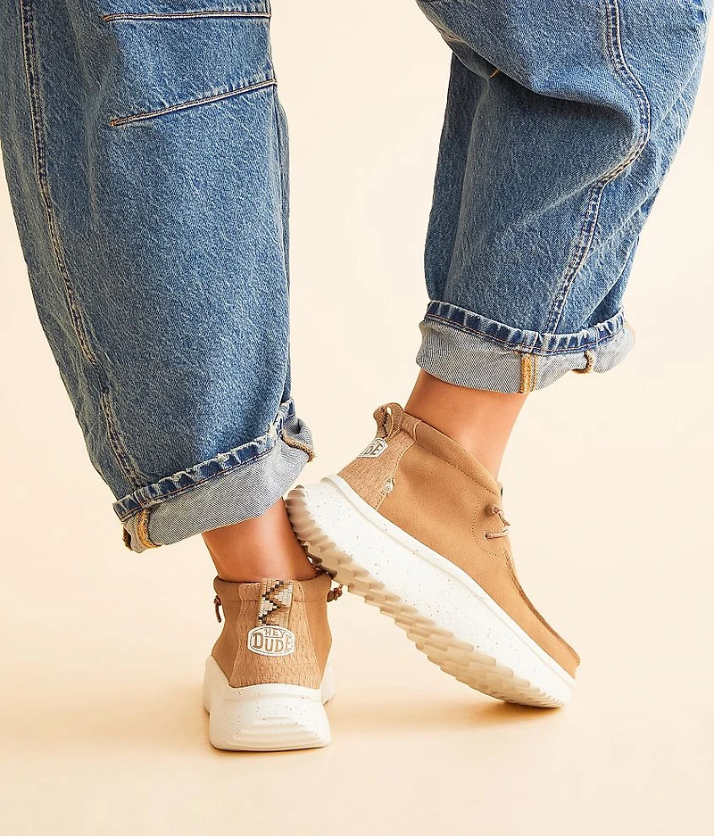 Wendy Peak Hi Suede Shoe