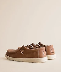 Wally Embossed Flag Leather Shoe