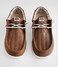 Wally Embossed Flag Shoe