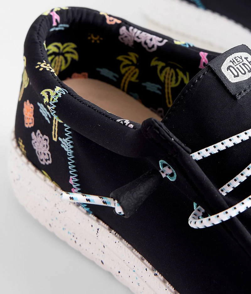 Wally Funk Neon Tropical Shoe