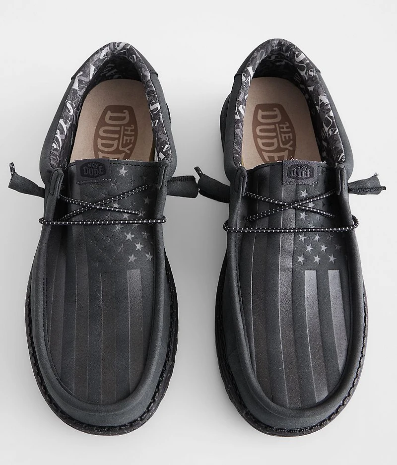 Wally Embossed Flag Shoe