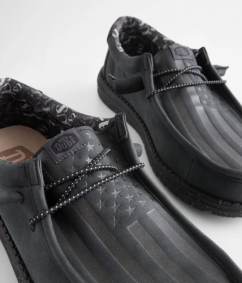 Wally Embossed Flag Shoe