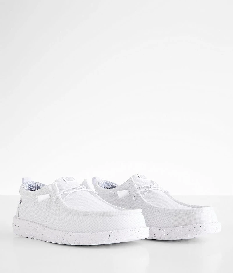 Wally Hybrid White Mesh Shoe