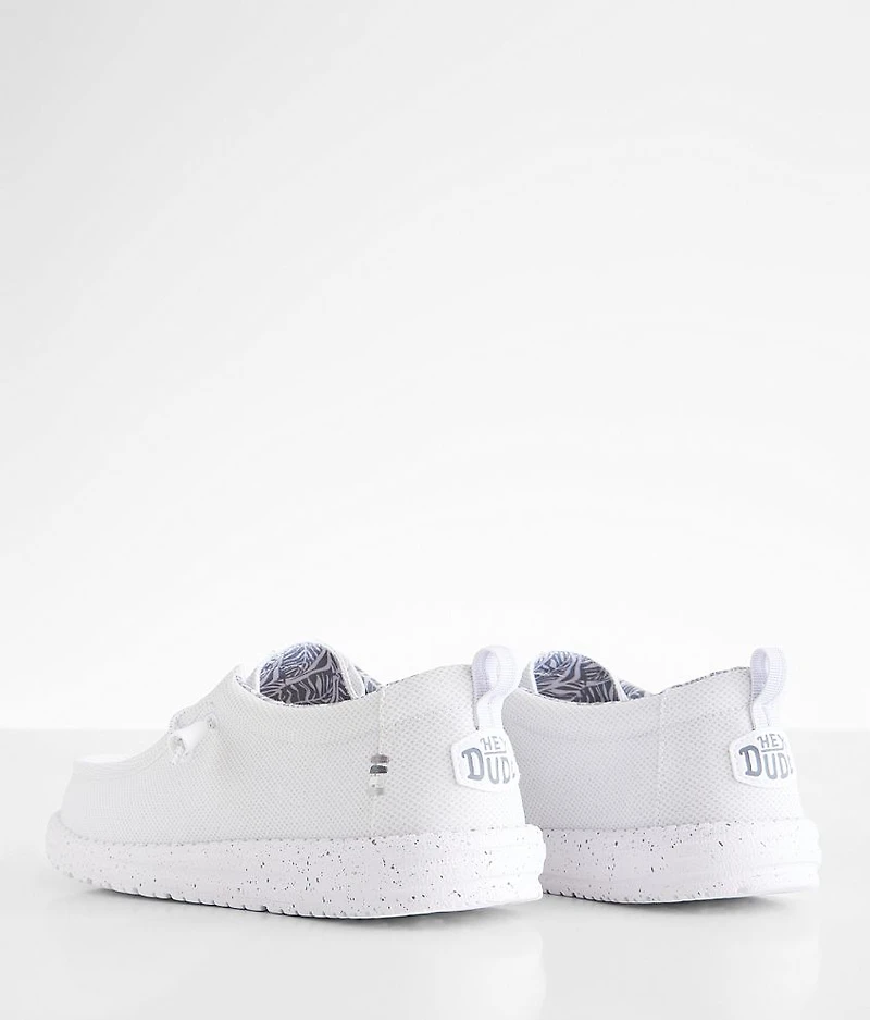 Wally Hybrid White Mesh Shoe