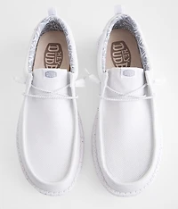 Wally Hybrid White Mesh Shoe