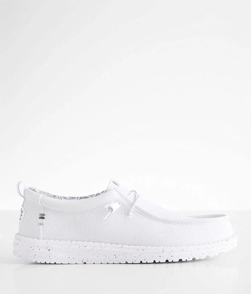 Wally Hybrid White Mesh Shoe