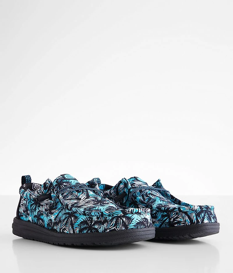 Wally Blue Palms Shoe