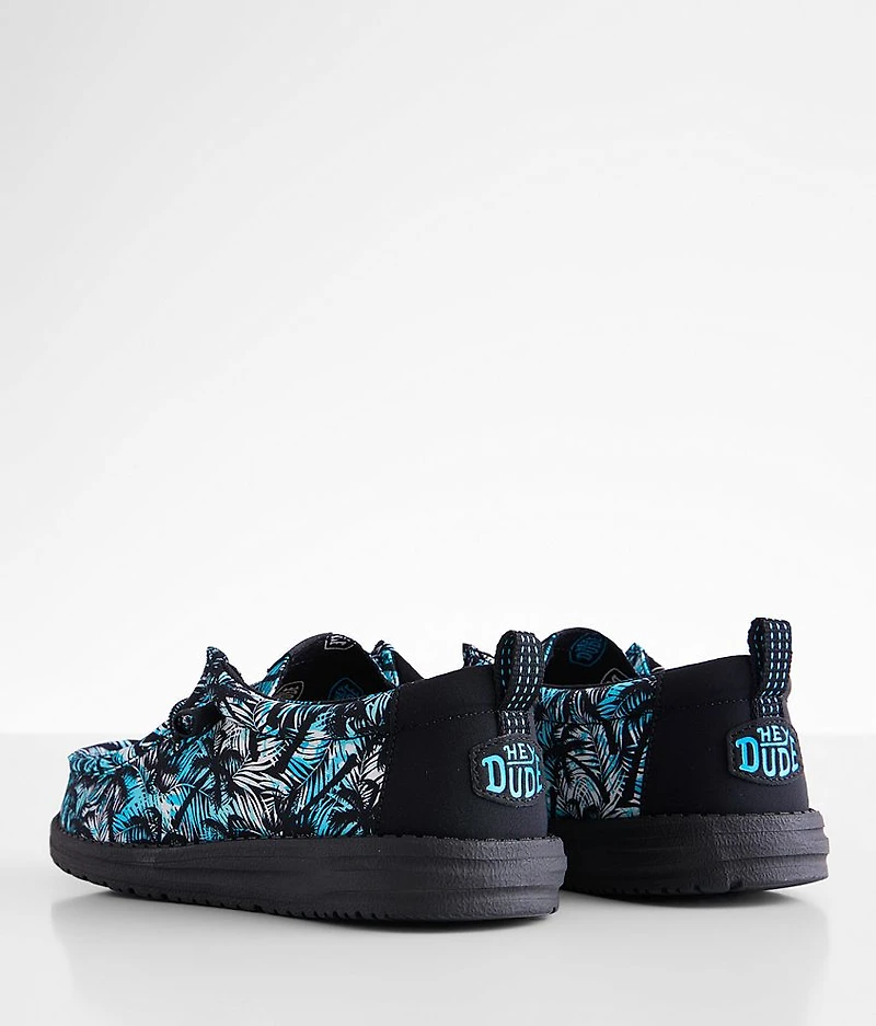 Wally Blue Palms Shoe