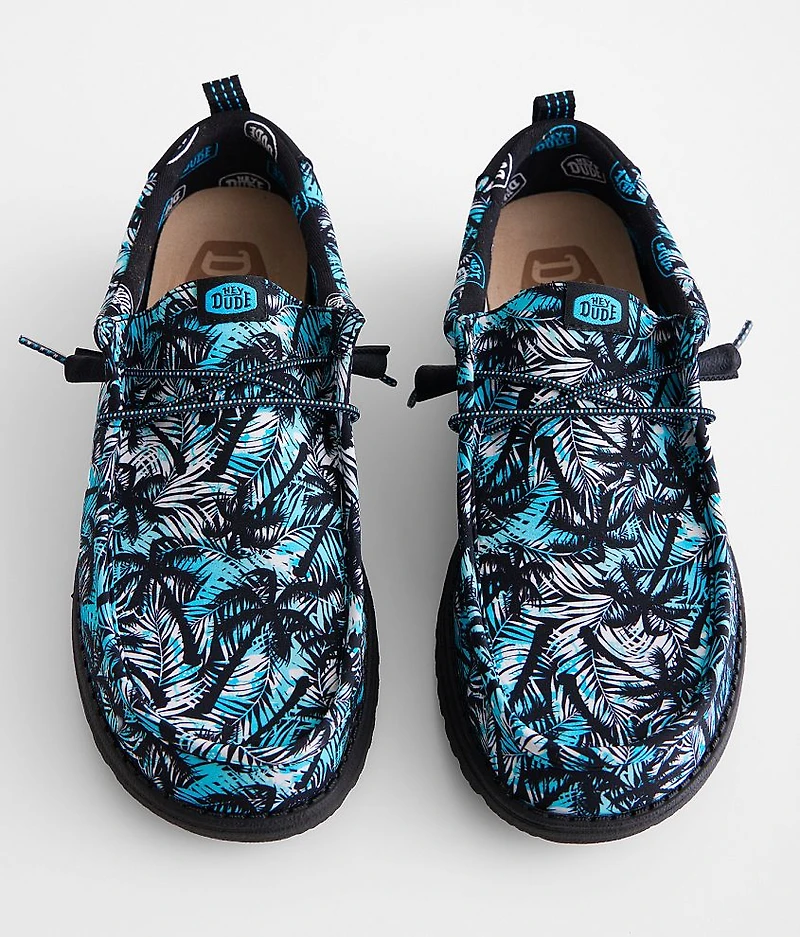 Wally Blue Palms Shoe