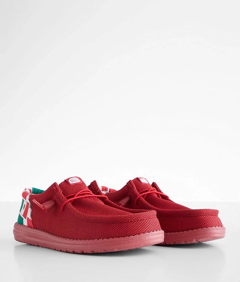 Wally Funk Red Shoe