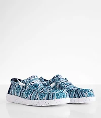 Wally Navy Blanket Shoe