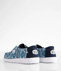 Wally Navy Blanket Shoe