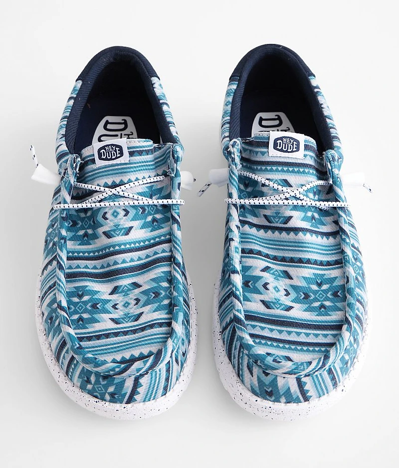 Wally Navy Blanket Shoe