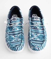 Wally Navy Blanket Shoe