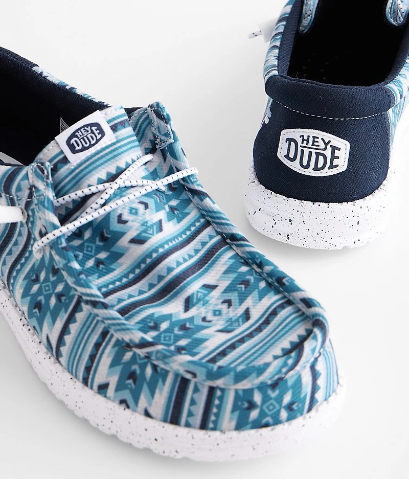 Wally Navy Blanket Shoe