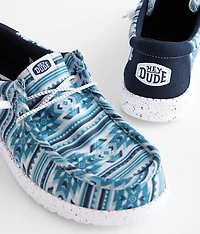 Wally Navy Blanket Shoe