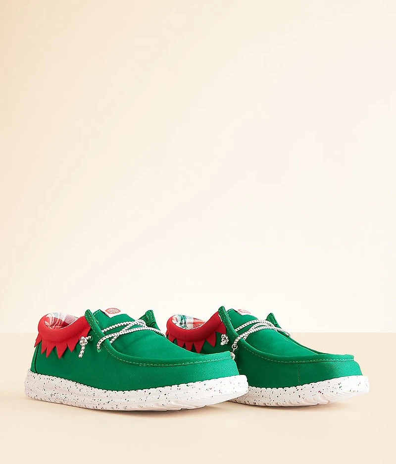 Wally Holiday Elf Shoe