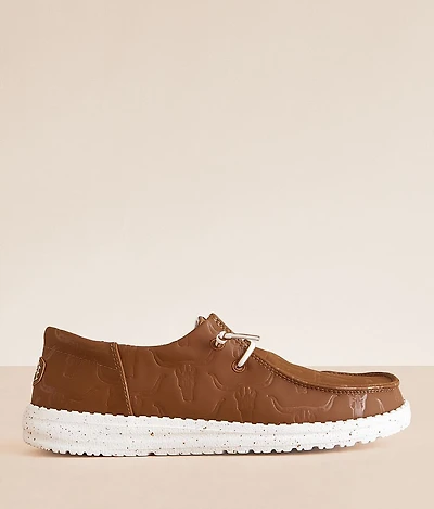 Wendy Funk Deboss Skullz Shoe
