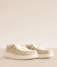 Wendy Comf Suede Crochet Shoe
