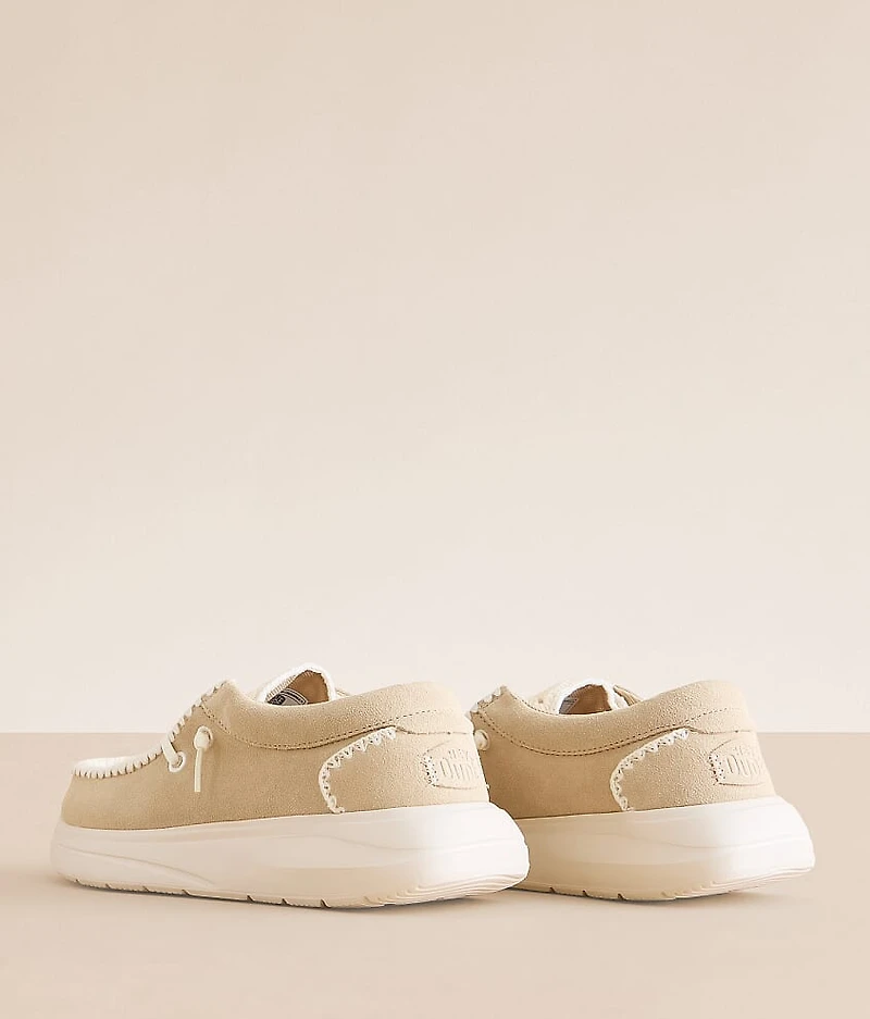 Wendy Comf Suede Crochet Shoe