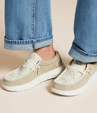 Wendy Comf Suede Crochet Shoe