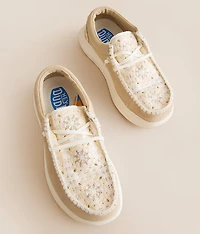 Wendy Comf Suede Crochet Shoe
