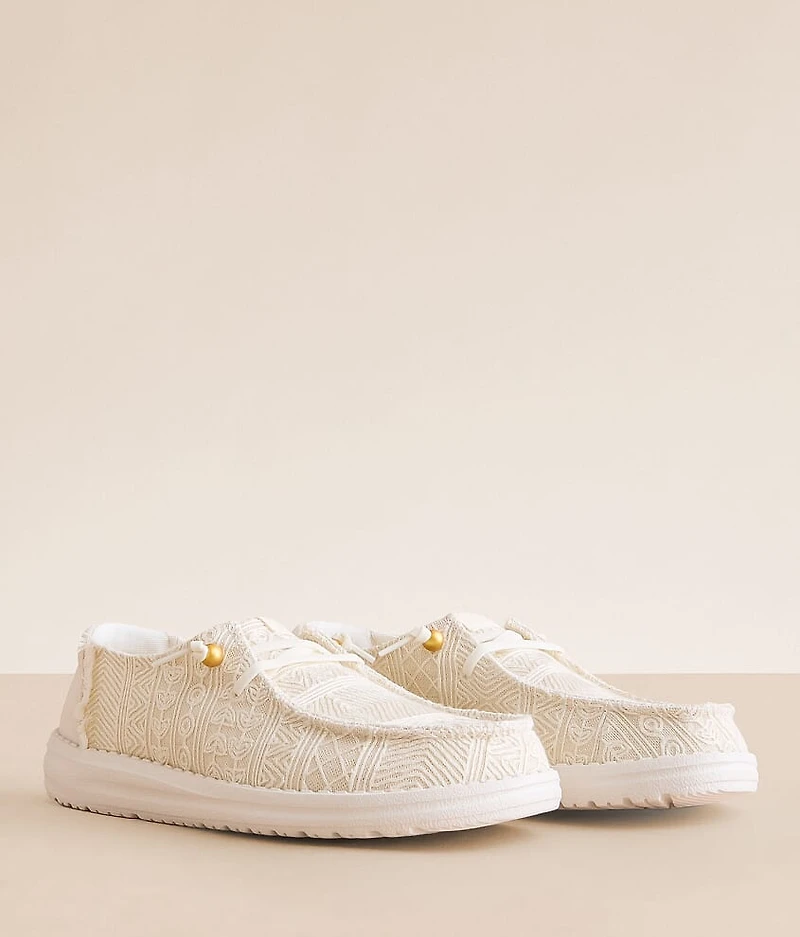 Wendy Crochet Lace Shoe