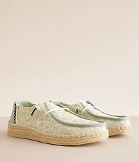 Wendy Espadrille Retro Palm Shoe