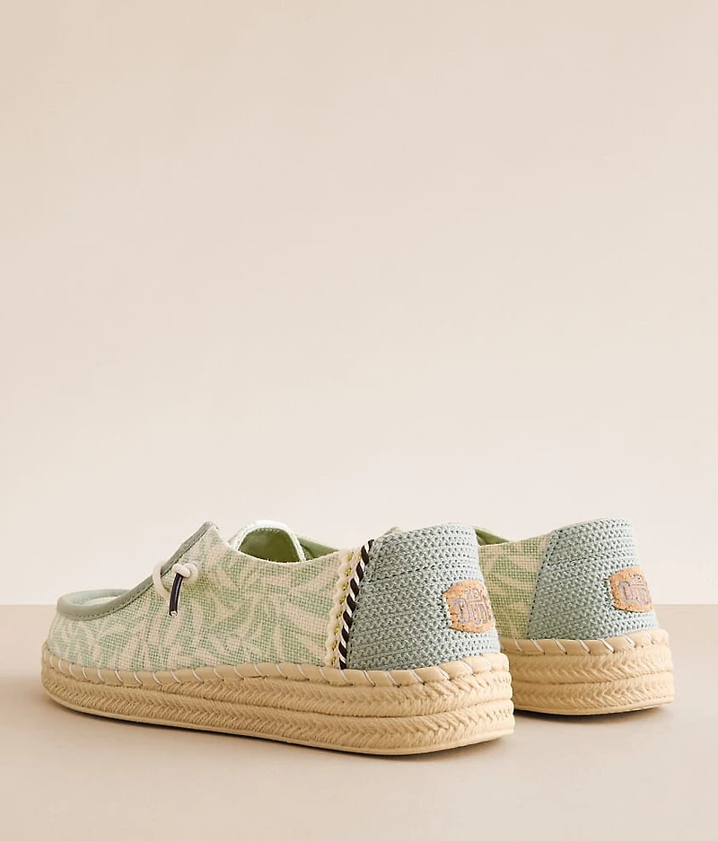 Wendy Espadrille Retro Palm Shoe