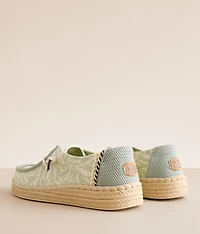 Wendy Espadrille Retro Palm Shoe