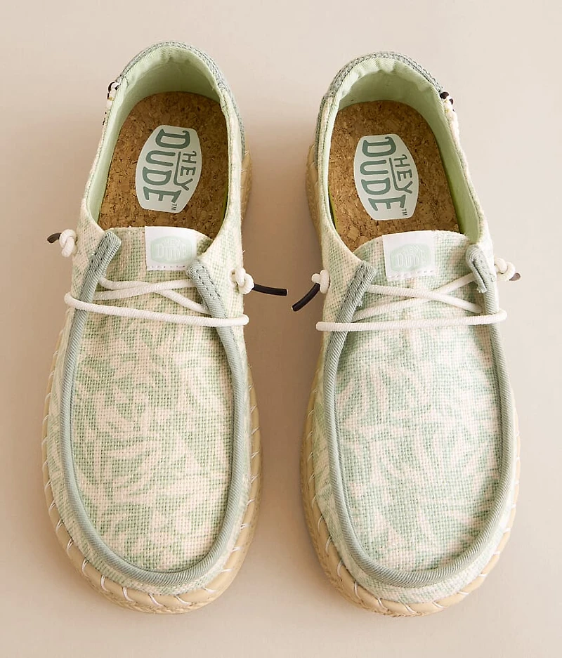 Wendy Espadrille Retro Palm Shoe