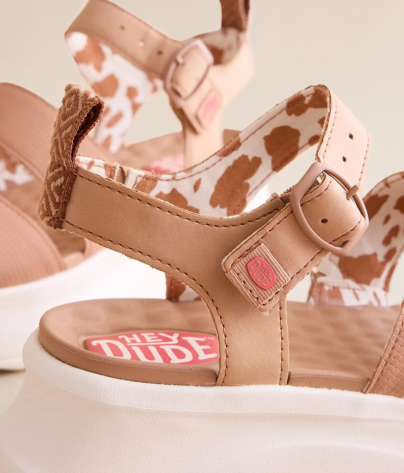 Delray Buckle Classic Platform Sandal